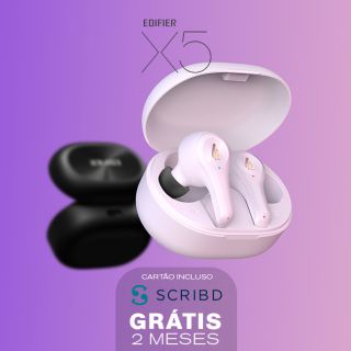 Fone TWS EDIFIER X5 Bluetooth 5.0 aptX e cVc - Type-C