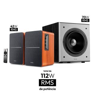 Kit Caixa de som R1280Ts + Subwoofer T5-V2 EDIFIER