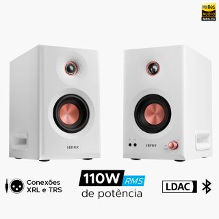 Monitor de Áudio Profissional, 110W RMS, XLR/TRS, Hi-Res, Bivolt - MR5 EDIFIER