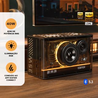 Caixa de som Bluetooth QD35 EDIFIER 40W RMS
