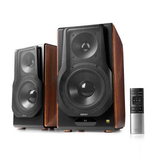 Monitor de Áudio Profissional para Estúdio S3000MKII 256W RMS EDIFIER - Madeira