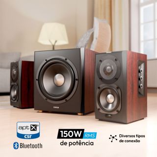 Caixa de Som 2.1 S350DB Bluetooth 150W RMS EDIFIER
