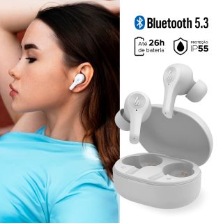 Fone TWS bateria 26 horas, proteção IP55, Bluetooth 5.3 - EDIFIER X5 Lite