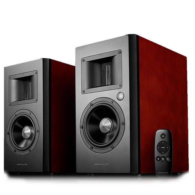 Monitor de Áudio Airpulse A200 EDIFIER 130W RMS - Madeira