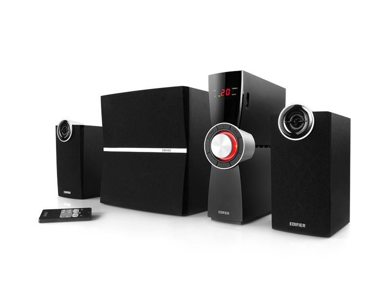 Caixa de Som Bivolt com Subwoofer 53W RMS EDIFIER C2XD - Preta