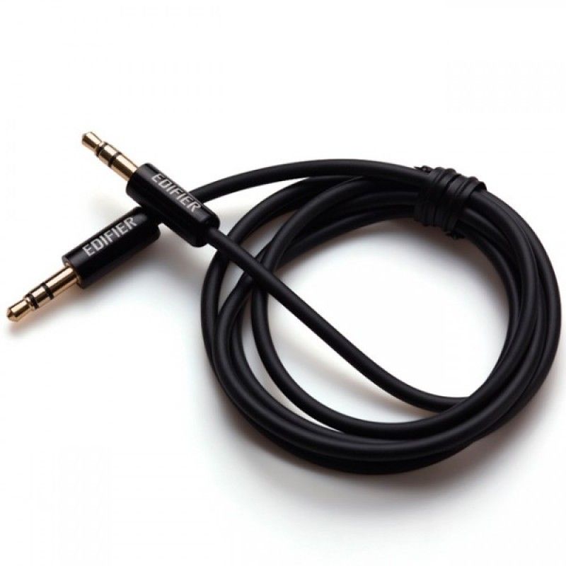 Cabo de Audio P2-P2 W800BT PLUS EDIFIER - Preto - 1,30 MTS
