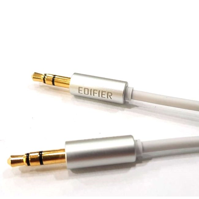 Cabo de Audio P2-P2 W800BT PLUS EDIFIER - Branco - 1,30 MTS