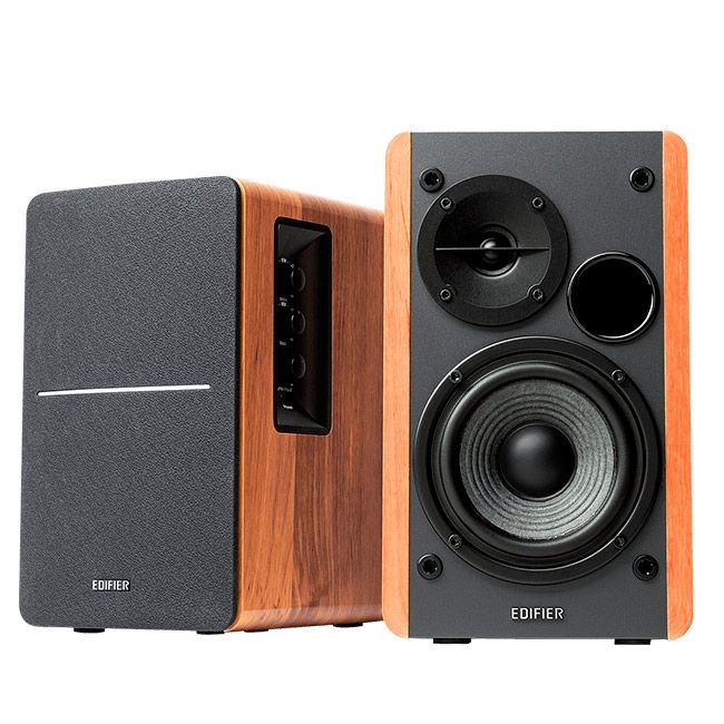 Monitor de Áudio com Saída Subwoofer R1280DBs 42W RMS EDIFIER - Madeira