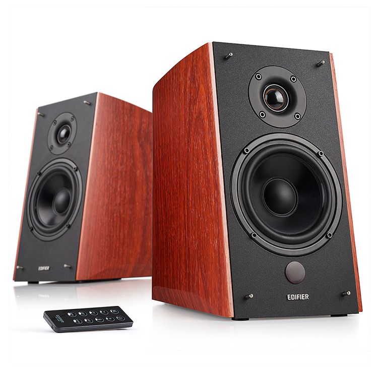 Monitor de áudio 120W RMS, Bluetooth, Controle de Graves e Agudos, Óptica Digital, Duplo RCA - R2000DB EDIFIER