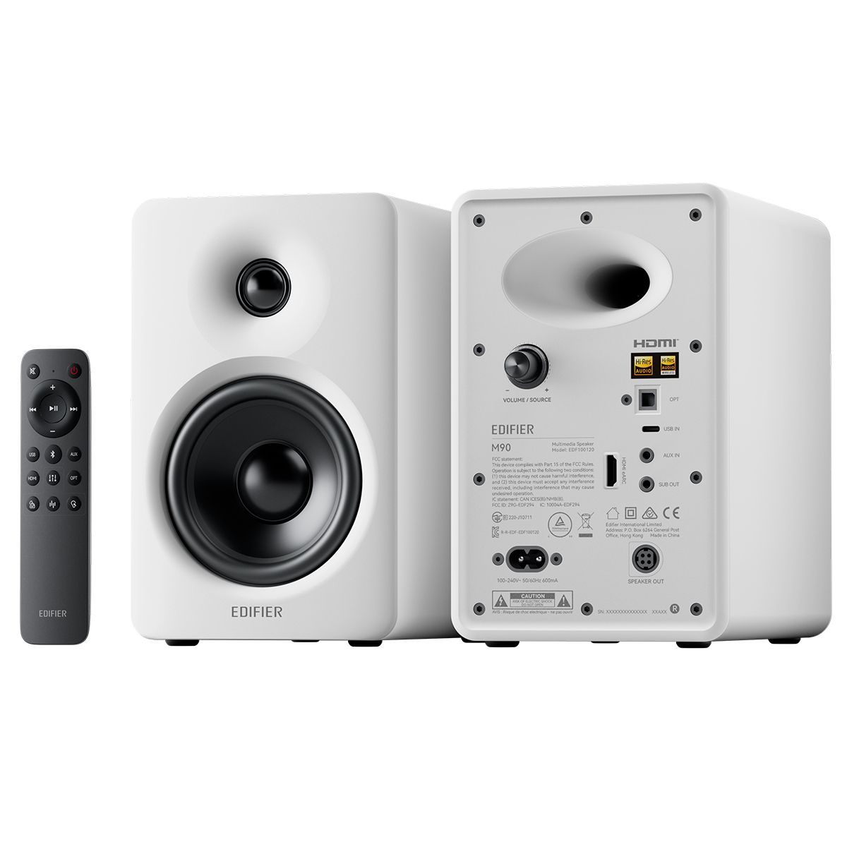 Caixa de Som EDIFIER M90 100W RMS - Branco