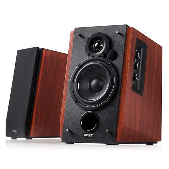 Monitor de Áudio 66W RMS Bluetooth EDIFIER R1700BT - Madeira