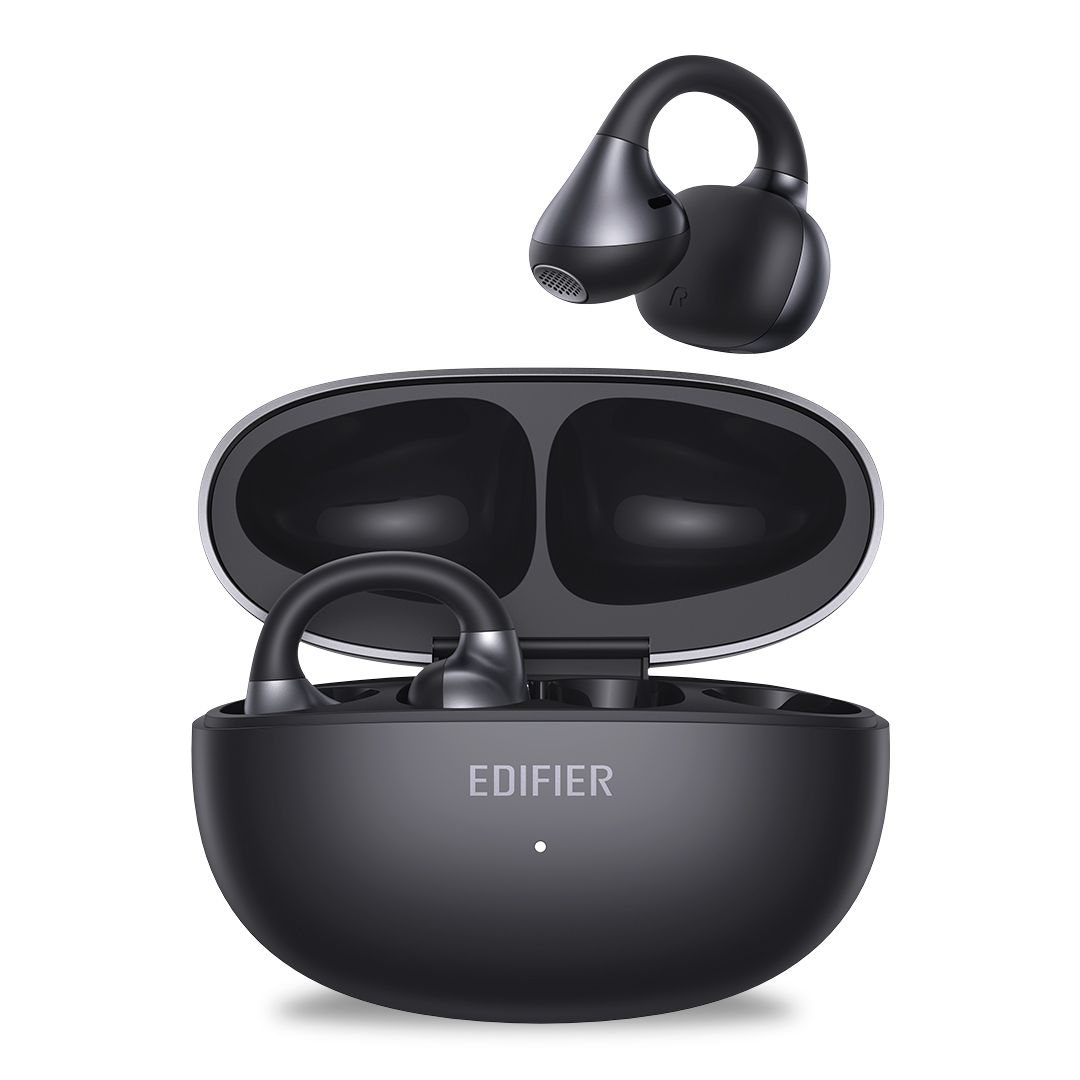 Fone Open-Ear com grave otimizado, Bluetooth 6.1, Bateria 22h | Comfo Bass EDIFIER - Preto