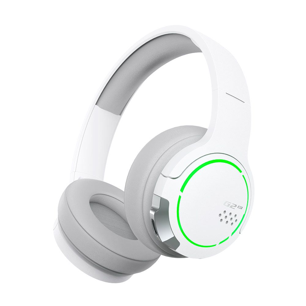 Fone Bluetooth com microfone e LED RGB EDIFIER G2BT - Branco