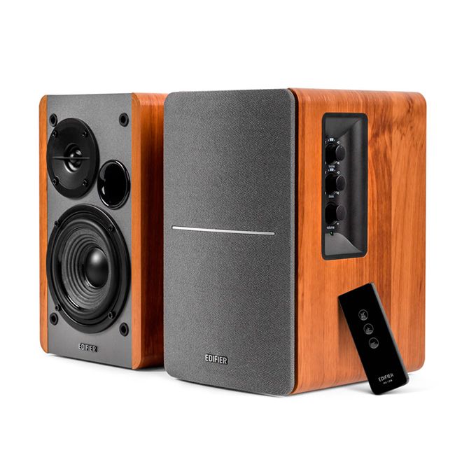 Monitor de Áudio R1280T Bivolt 42W RMS EDIFIER - Madeira