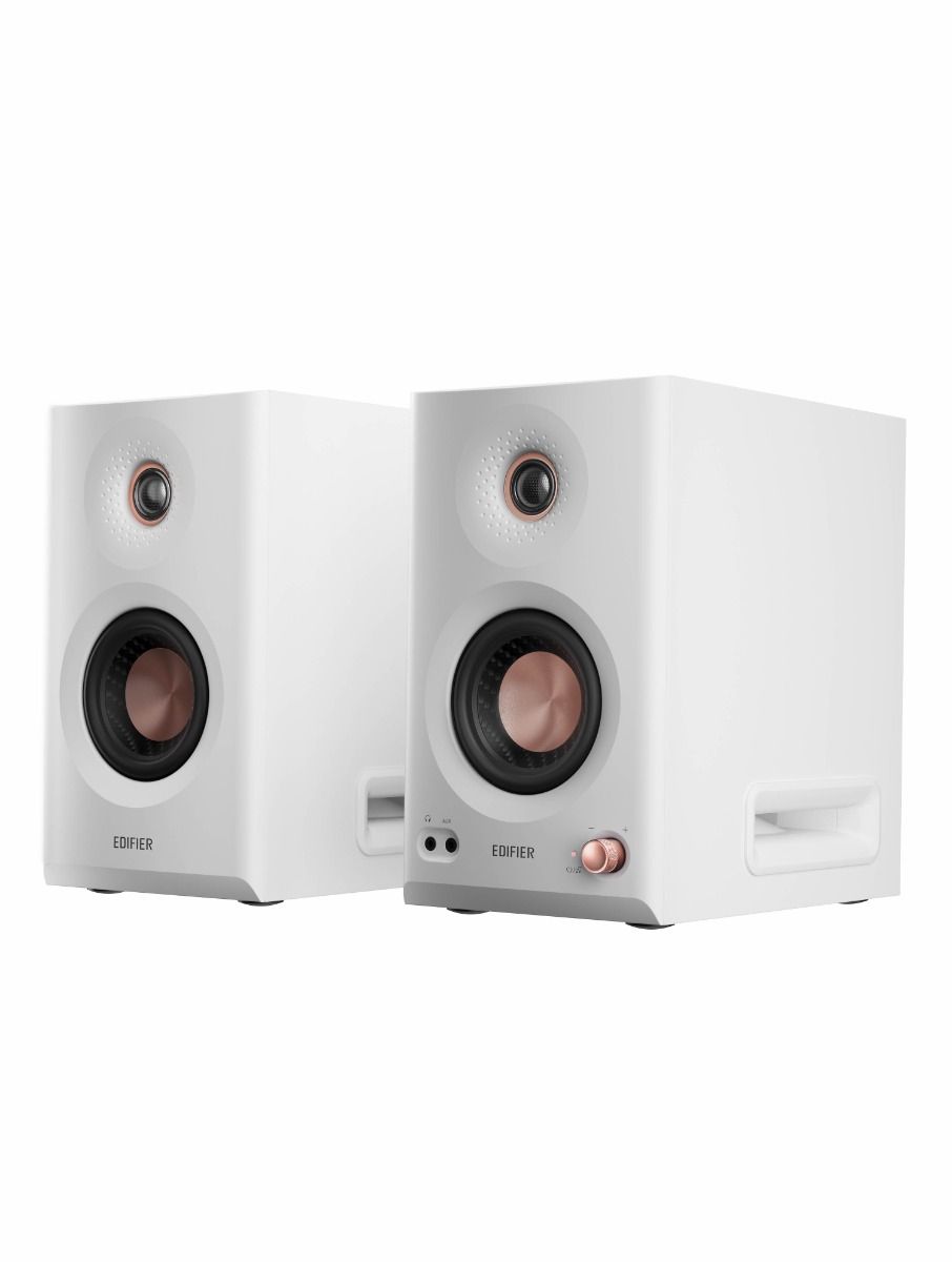 Monitor de Áudio Profissional 110W RMS, XLR/TRS, Hi-Res, Bivolt - MR5 EDIFIER Branco