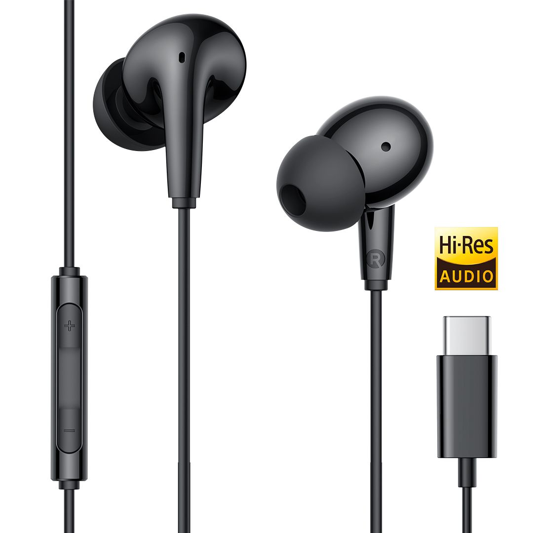 Fone intra com microfone cabo EDIFIER P230 USB-C - Preto