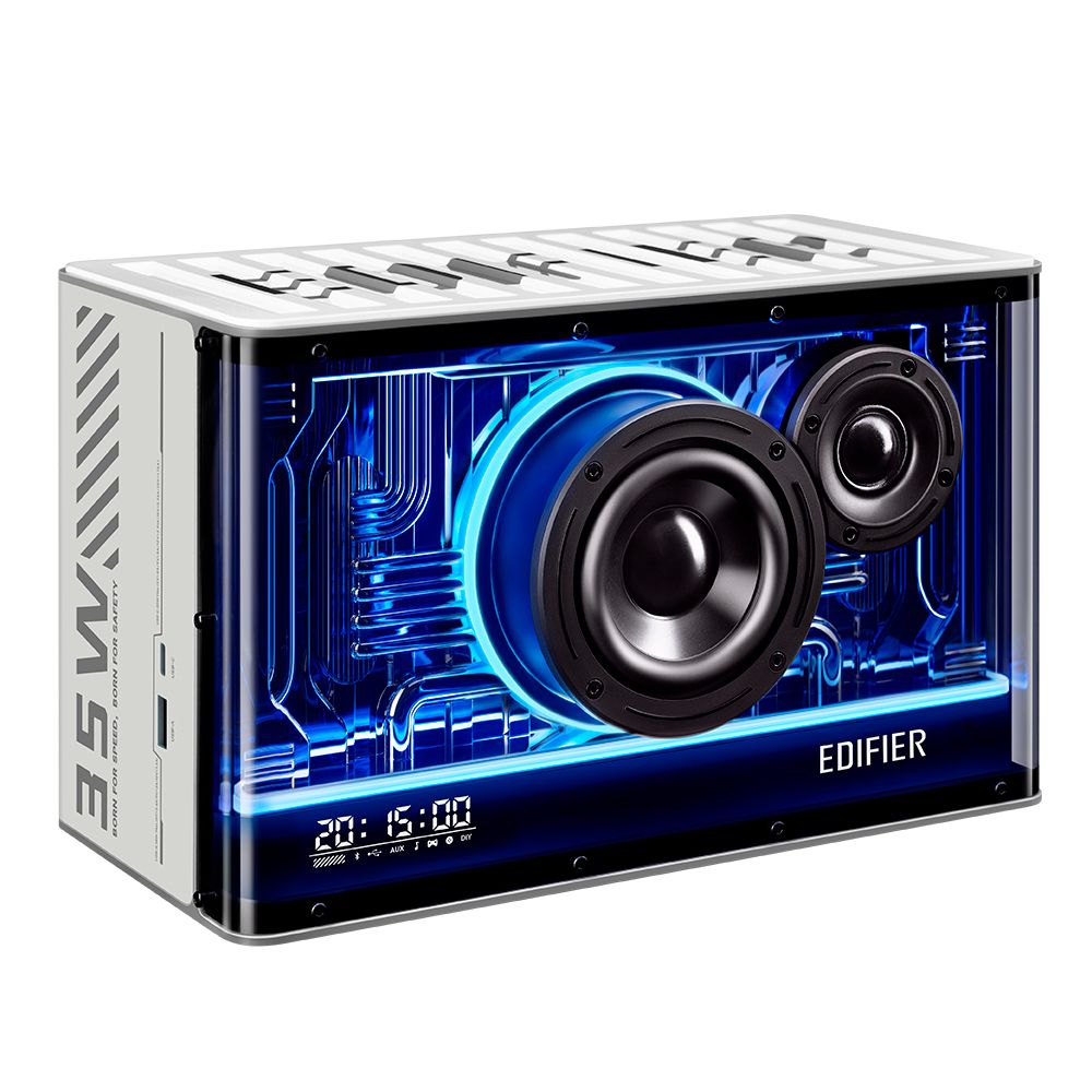 Caixa de som QD35 40W RMS - Branca - RECONDICIONADA SELO B