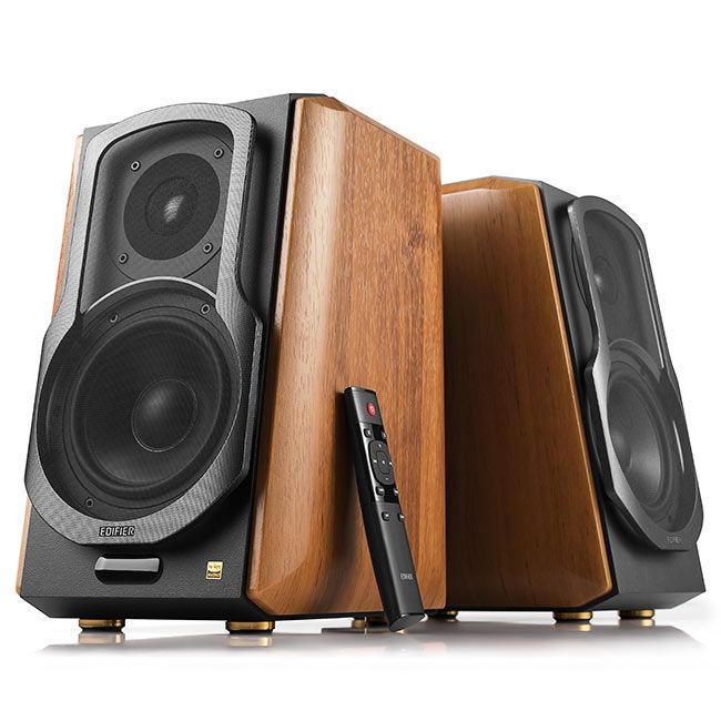 Monitor de Áudio 120W RMS EDIFIER S1000MKII Qualcomm aptX HD - Madeira