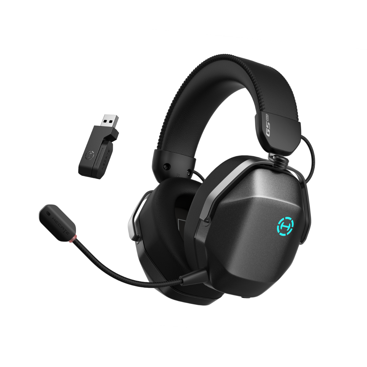 Headset Gamer com THX, 350h de Bateria, Bluetooth 6.0, USB 2.4GHz, LDAC 5.0, Hi-Res - EDIFIER G5 MAX
