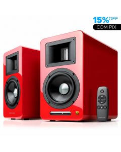 Monitor de Áudio Airpulse A100 100W RMS EDIFIER - Vermelho