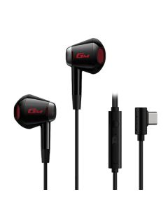 Fone com microfone cabo USB-C EDIFIER GM180 Plus Hecate - Preto