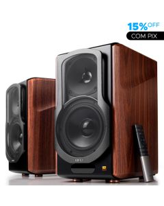 Monitor de Áudio Profissional 130W RMS EDIFIER S2000MKIII - Madeira