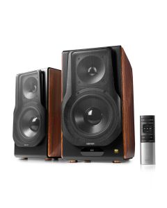 Monitor de Áudio Profissional para Estúdio S3000MKII 256W RMS EDIFIER - Madeira