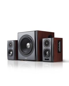 Caixa de Som com Subwoofer Bluetooth 150W RMS EDIFIER S350DB - Madeira