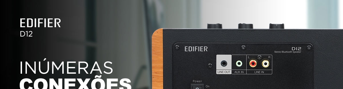 Caixa de som Bluetooth EDIFIER D12