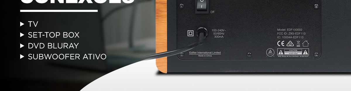 Caixa de som Bluetooth EDIFIER D12