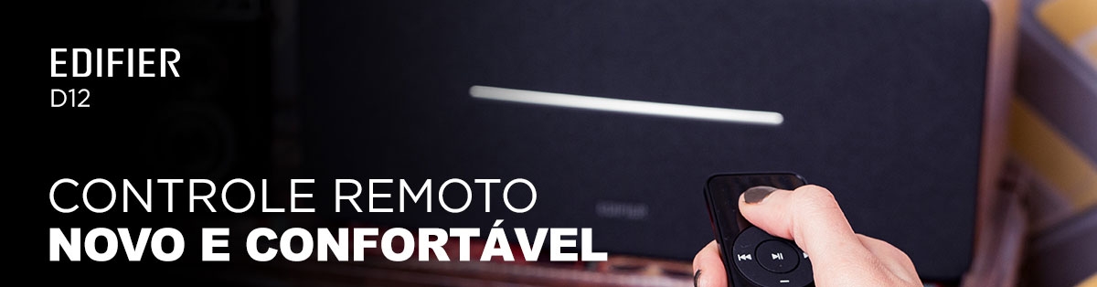 Caixa de som Bluetooth portátil EDIFIER D12