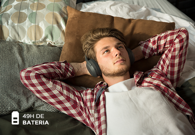 Fone com longo tempo de reprodução