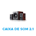 Caixa de som com subwoofer