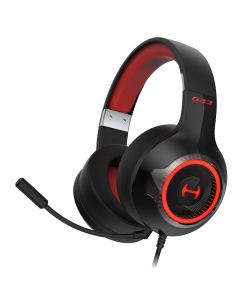 Headset Gamer G33 USB Preto/Vermelho - RECONDICIONADO SELO B